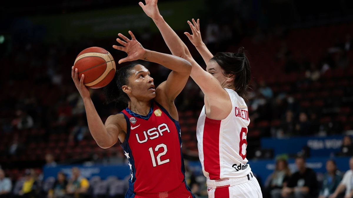 Il team di basket degli Stati Uniti alle Olimpiadi Femminili